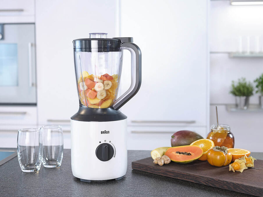 Braun PowerBlend 3 Jug blender JB 3100 WH Braun PowerBlend 3 Jug blender JB 3100 WH